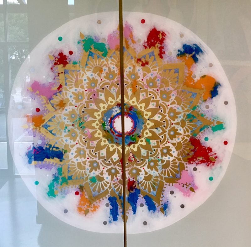 Transition Mandala 2 Panels by artist Kim van Rijswijck